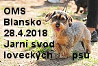 Foto jarni svod loveckých psů Černá Hora 2018